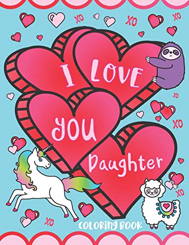 I Love You Daughter Coloring Book