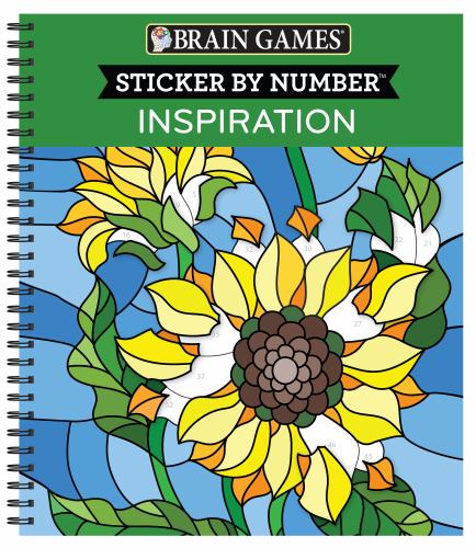 Brain Games - Sticker by Number: Inspiration - Nature Stained Glass Images