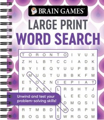 Brain Games - Large Print Word Search