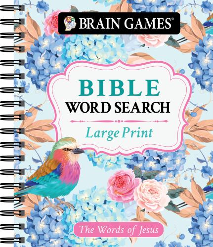 Publications International Ltd - Brain Games - Large Print Bible Word Search: The Words of Jesus
