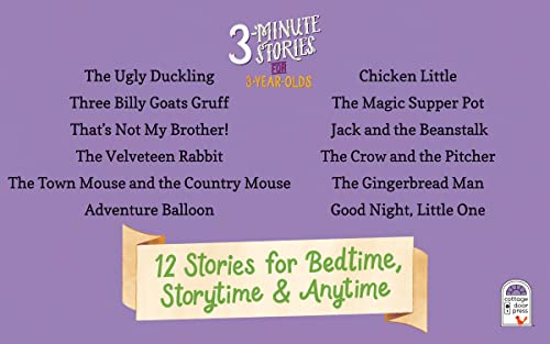 3-Minute Stories for 3-Year-Olds