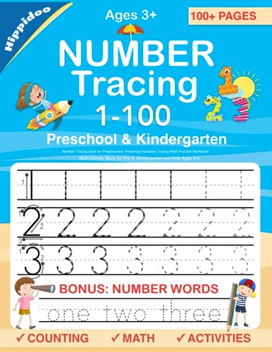Number Tracing book for Preschoolers