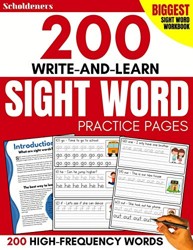 200 Write-and-Learn Sight Word Practice Pages