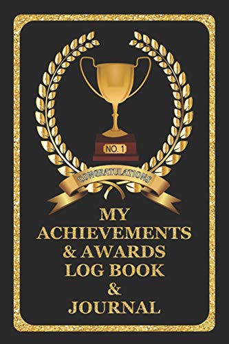 My Achievements & Awards Log Book & Journal