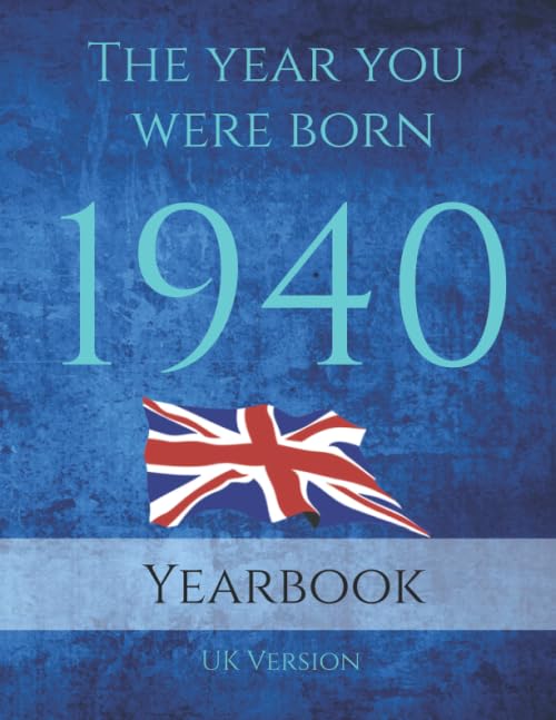 The Year you Were Born 1940: The year you were born 1940 United Kingdom: An 89 page A4 book full of interesting facts, figures and trivia.