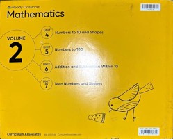 i-Ready Classroom/ Mathematics 5 Birds/ Grade K Volume 2/ Student Edition