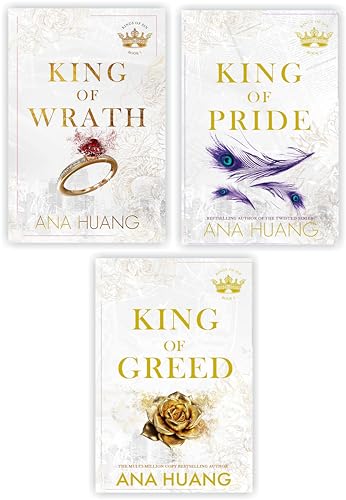King of sin Series by Ana huang 3 Books Collection set: King of Wrath, King of Pride & King of Greed