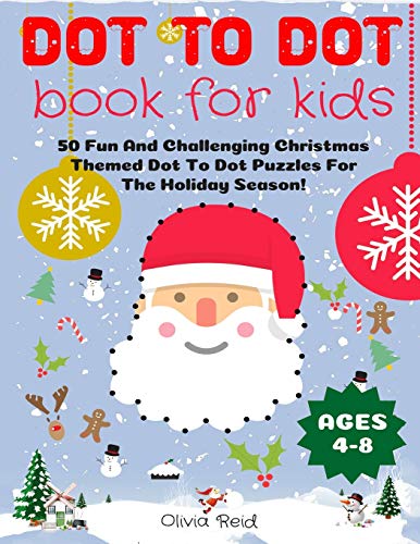 Dot To Dot Book For Kids Ages 4-8
