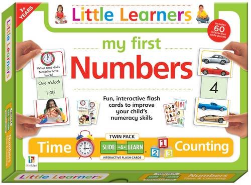 My First Numbers Time and Counting Slide and Learn Flashcard