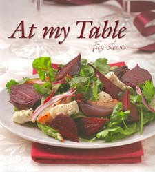 At my table