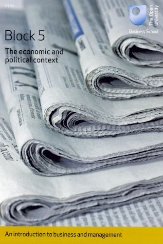 The Economic and Political Context: Block 5 Readings 37-45