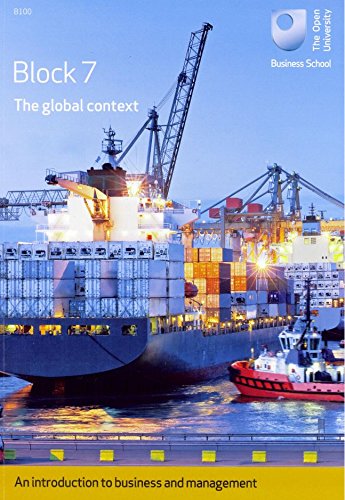 The Global Context: Block 7 Readings 56-61