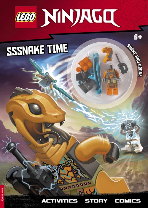 LEGO NINJAGO: Sssnake Time Activity Book (with Snake Warrior Minifigure)