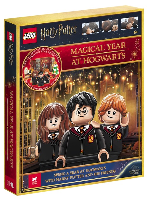 LEGO Harry Potter: Magical Year at Hogwarts (with 70 LEGO bricks, 3 minifigures, fold-out play scene and fun fact book)