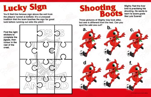 The Official Liverpool FC Sticker Activity Book
