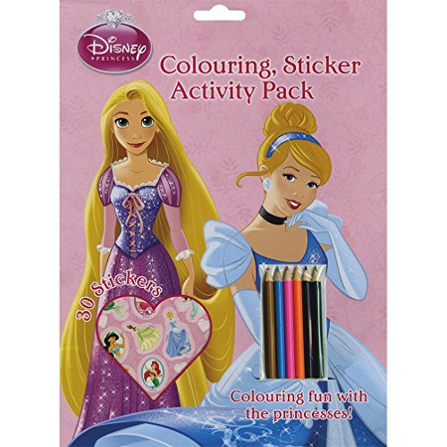 Disney Princess Colouring & Activity Sticker Pack