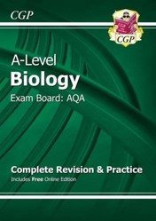 A-Level Biology: AQA Year 1 & 2 Complete Revision & Practice with Online Edition