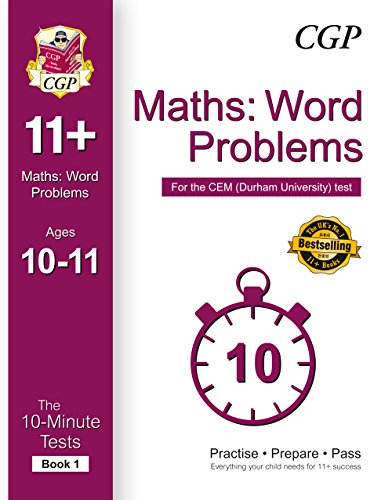 10-Minute Tests for 11+ Maths: Word Problems Ages 10-11 (Book 1) - CEM Test
