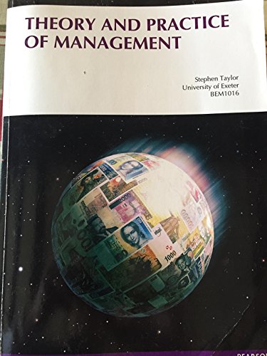 Theory and Practice of Management