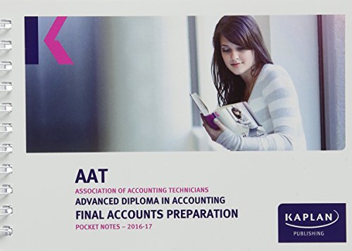 AAT Final Accounts Preparation - Pocket Notes