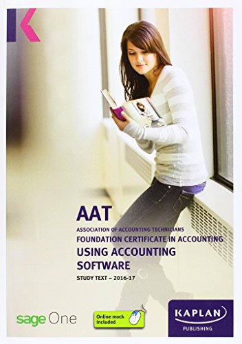 AAT Using Accounting Software - Study Text
