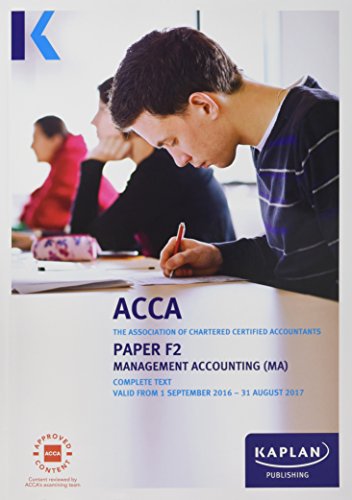F2 Management Accounting - Complete Text