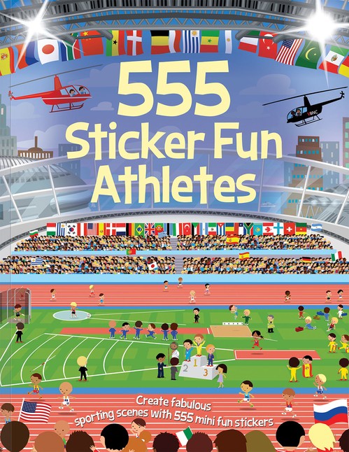 555 Sticker Fun - Athletes Activity Book