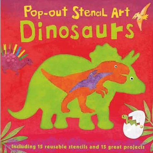 Pop-out Stencil Art: Dinosaurs