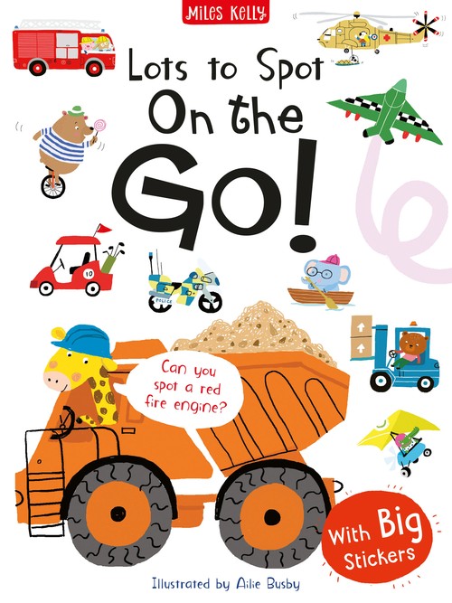 Lots to Spot Sticker Book: On the Go!