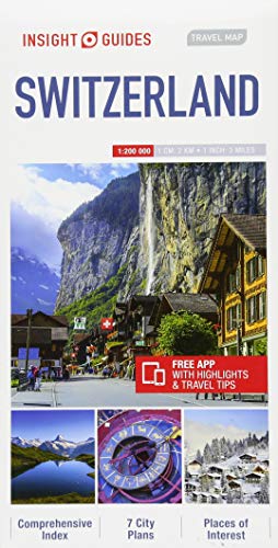 Insight Guides Travel Map Switzerland