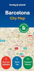 Lonely Planet Barcelona City Map