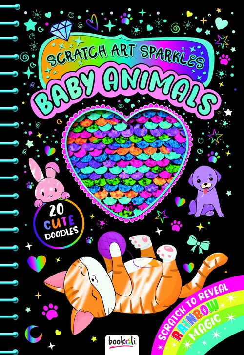 Scratch Art Sparkles: Baby Animals