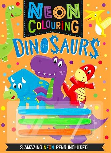 Neon Colouring: Dinosaurs