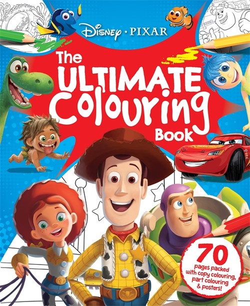 Disney Pixar Mixed: The Ultimate Colouring Book
