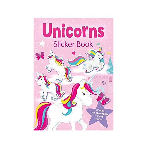 Unicorns Sticker Book (Pink)