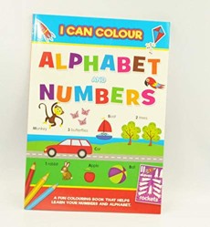 Alligator Books I Can Colour Alphabet and Numbers