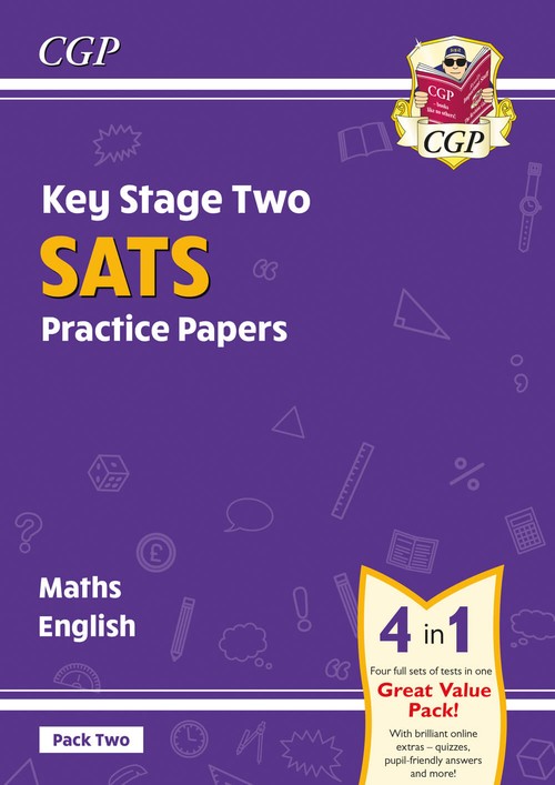 KS2 Maths & English Year 6 SATS Practice Papers: Pack 2 - for 2027 (with free Online Extras)