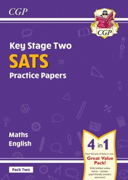 KS2 Maths & English Year 6 SATS Practice Papers: Pack 2 - for 2027 (with free Online Extras)