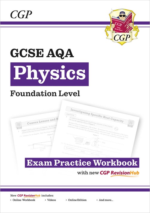New GCSE Physics AQA Foundation Exam Practice Workbook with CGP RevisionHub