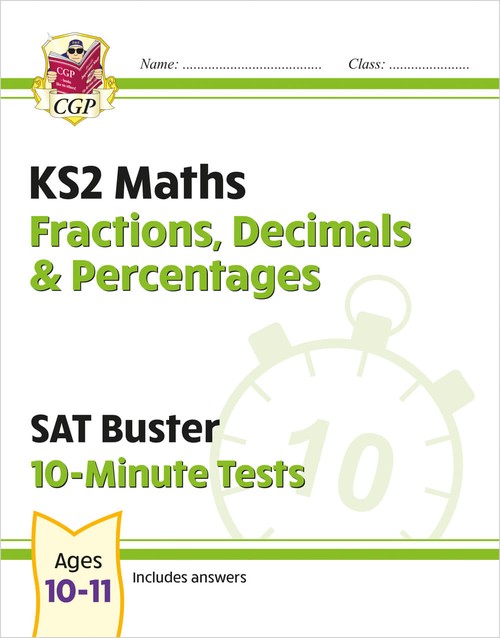 KS2 Maths SAT Buster 10-Minute Tests - Fractions, Decimals & Percentages (for the 2027 tests)