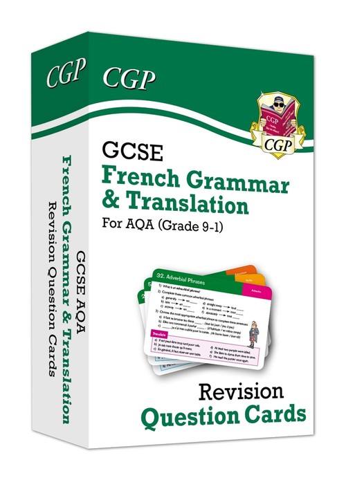 GCSE AQA French: Grammar & Translation Revision Question Cards (For exams in 2025)
