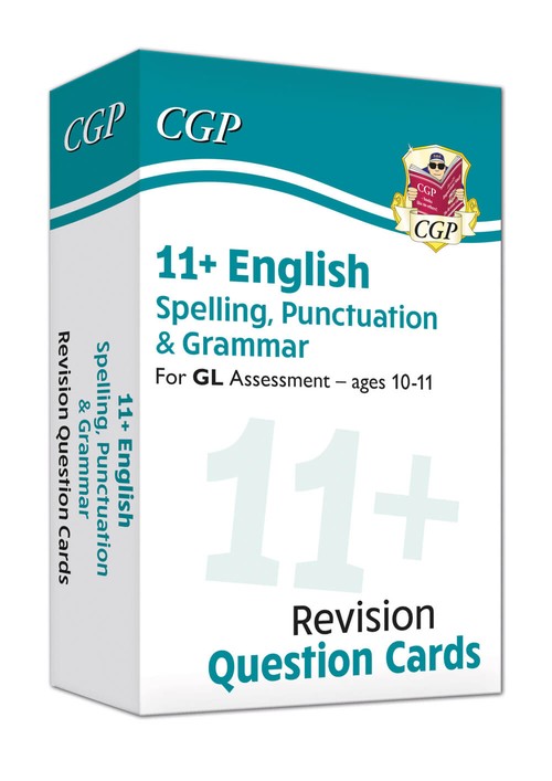 11+ GL Revision Question Cards: English Spelling, Punctuation & Grammar - Ages 10-11