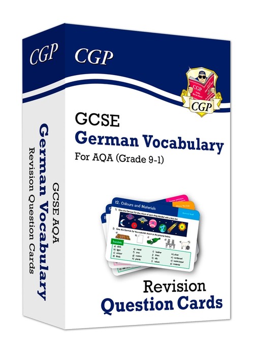 GCSE AQA German: Vocabulary Revision Question Cards (For exams in 2025)