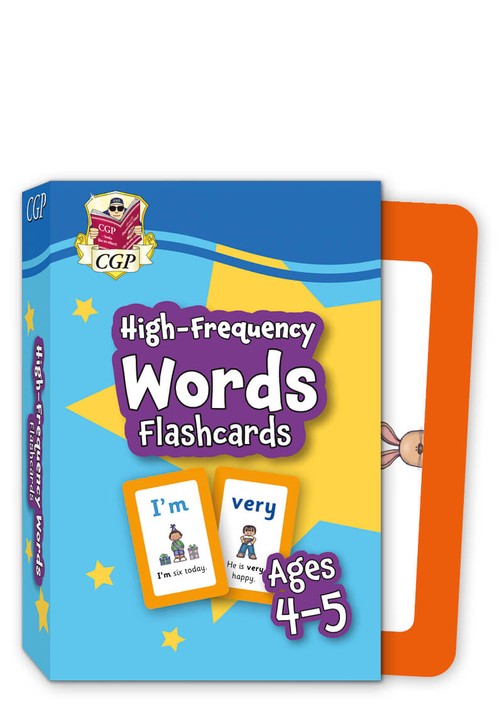High-Frequency Words Flashcards for Ages 4-5 (Reception)