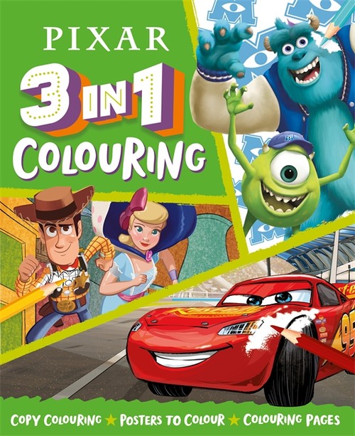 Pixar: 3 in 1 Colouring