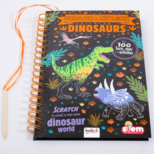Scratch and Explore: Dinosaurs