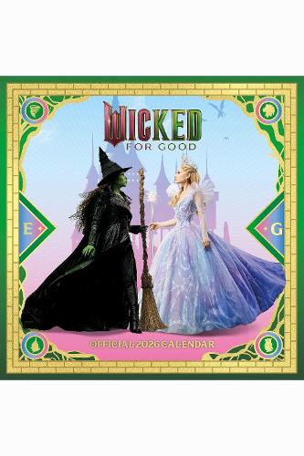 WICKED MOVIE 2026 SQUARE CALENDAR