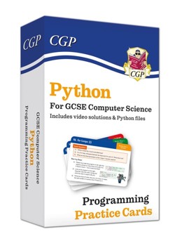Python Programming Practice Cards for GCSE Computer Science with Python Files & Videos