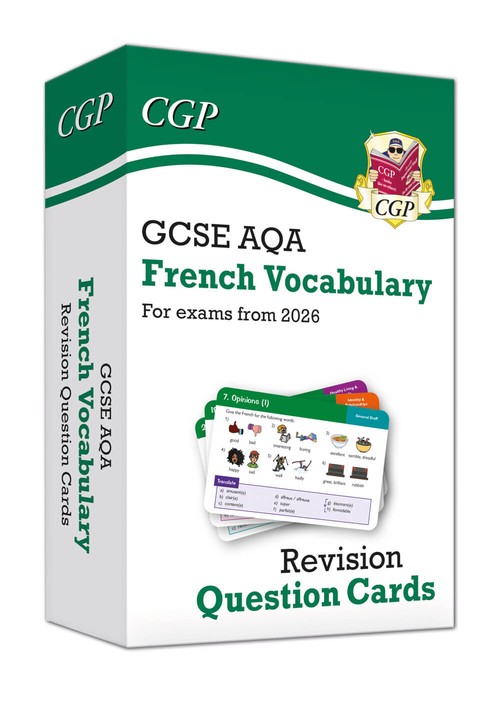 GCSE AQA French: Vocabulary Revision Question Cards