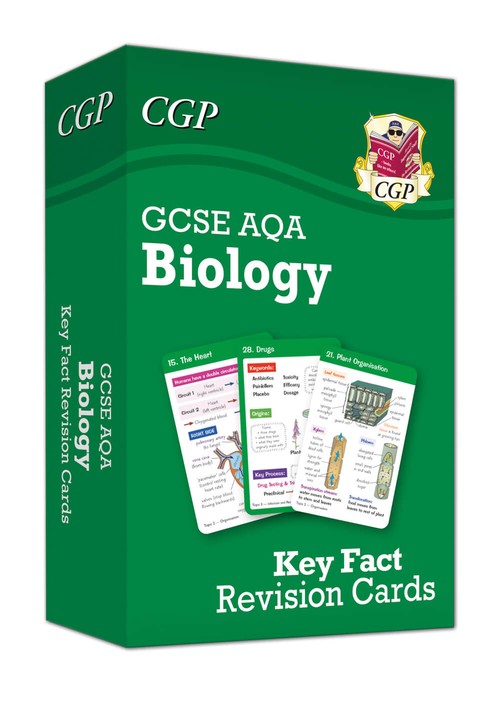 GCSE Biology AQA Key Fact Revision Cards - Summary cards for quick revision